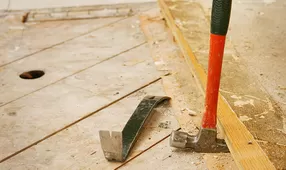 Демонтаж пола