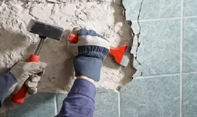 Демонтаж плитки