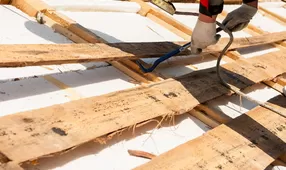 Демонтаж кровли