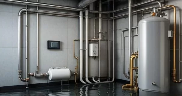 Просушка котельной после затопления в Минской области