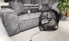 Сушка потолков после затопления